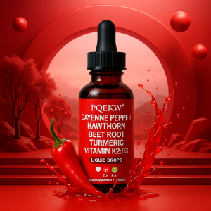 Cayenne Pepper Drops, Clean Cayenne Nutra Pepper Extract with Hawthorn Beet Root 60ml Plant-Based Liquid (1Pcs)