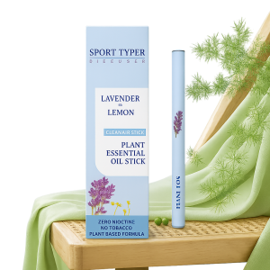 Herbal Diffusion Pen with Mullein, Thyme & Mint Extracts – Natural Lung Detox & Oral Freshening | Plant-Based, Non-Smoking, Non-Electric, Alcohol-Free Solution