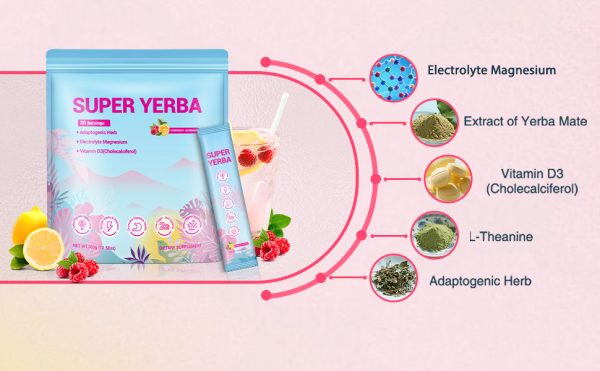 ZOOONE Super Yerba Mate Instant Powder (30 Packets/Box) - Image 3