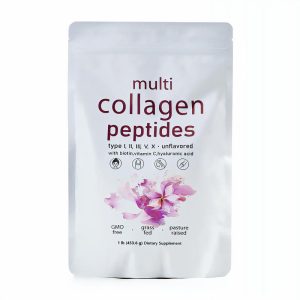 Micro Ingredients Multi Collagen Peptides Powder - Hydrolyzed Protein Peptides (Type I,II,III,V,X) with Hyaluronic Acid, Biotin & Vitamin C Unflavored