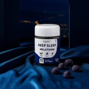 PQEKW Deep Sleep Melatonin Gummies, 60-Count, for a Restful Night's Sleep