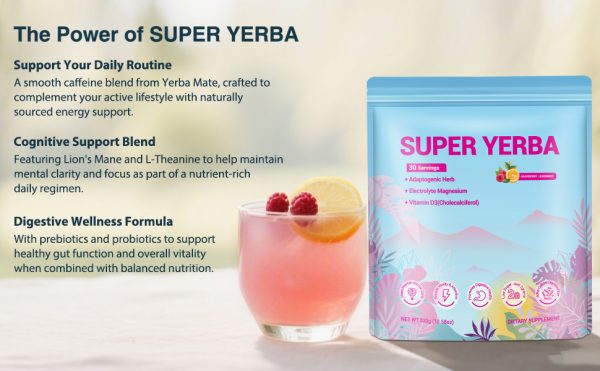 ZOOONE Super Yerba Mate Instant Powder (30 Packets/Box) - Image 4