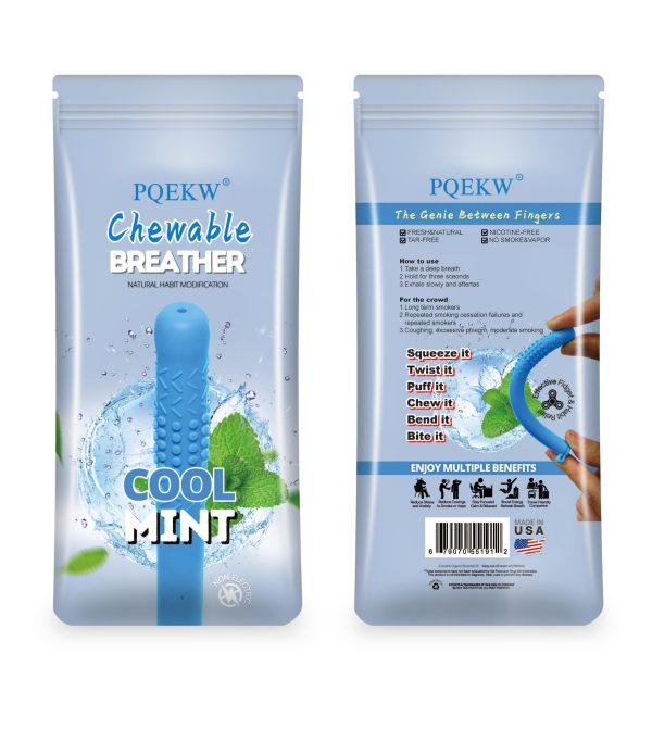 Chewable Breath Sticks with Essential Oils, Essential Oil Breathertk, Chewable Breathers Quit Vaping, Natural Focusing, for Focus & Clear Respiratory Function - Image 2
