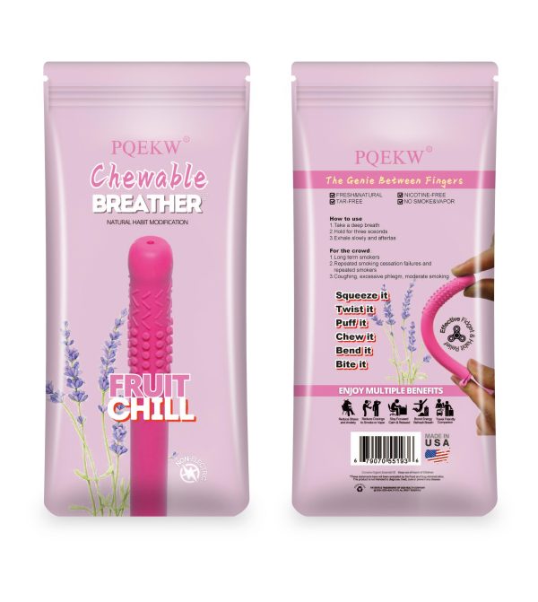 Chewable Breath Sticks with Essential Oils, Essential Oil Breathertk, Chewable Breathers Quit Vaping, Natural Focusing, for Focus & Clear Respiratory Function