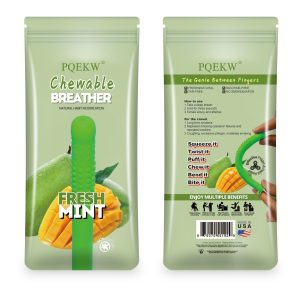 Chewable Breath Sticks with Essential Oils, Essential Oil Breathertk, Chewable Breathers Quit Vaping, Natural Focusing, for Focus & Clear Respiratory Function