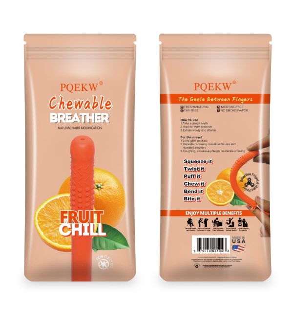 Chewable Breath Sticks with Essential Oils, Essential Oil Breathertk, Chewable Breathers Quit Vaping, Natural Focusing, for Focus & Clear Respiratory Function - Image 5