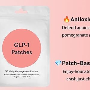 GLP-1 Patches with L Glutamine, Berberine, Chromium, Pomegranate and Cinnamon