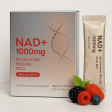 NAD Liquid Supplement, NAD+ Liquid Supplement 1000mg, with Nicotinamide Riboside, Resveratrol & PQQ, NAD Supplements for Men & Women, Healthy Aging & Boosts Cellular Energy – 30 Packs