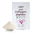 Micro Ingredients Multi Collagen Peptides Powder – Hydrolyzed Protein Peptides (Type I,II,III,V,X) with Hyaluronic Acid, Biotin & Vitamin C Unflavored